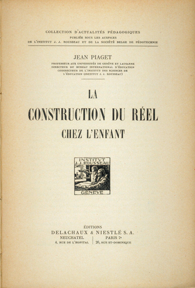 La construction du réel, 1937