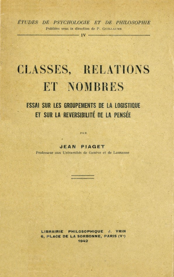 Classes, relations et nombres, 1942